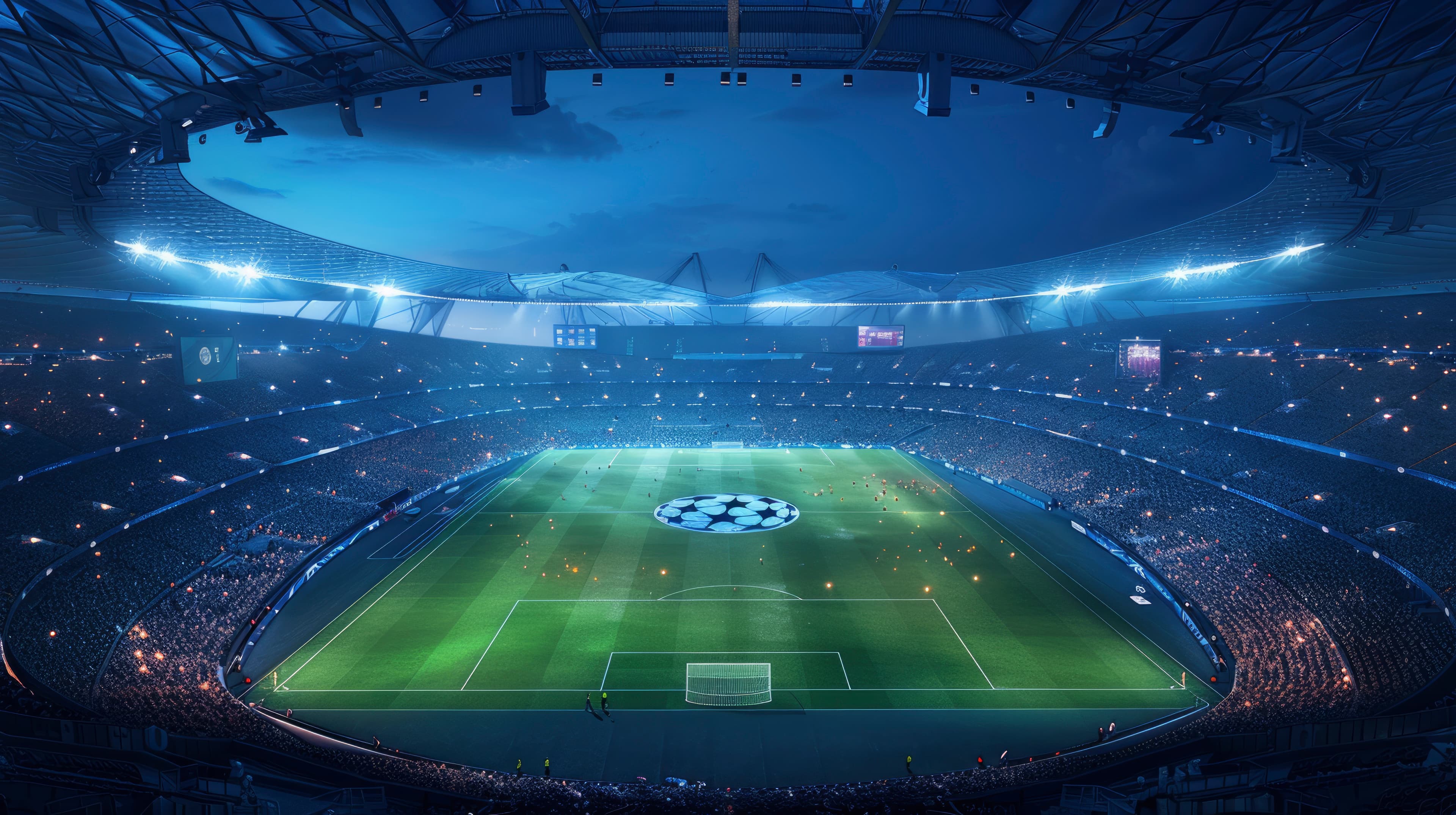 Football stadium background